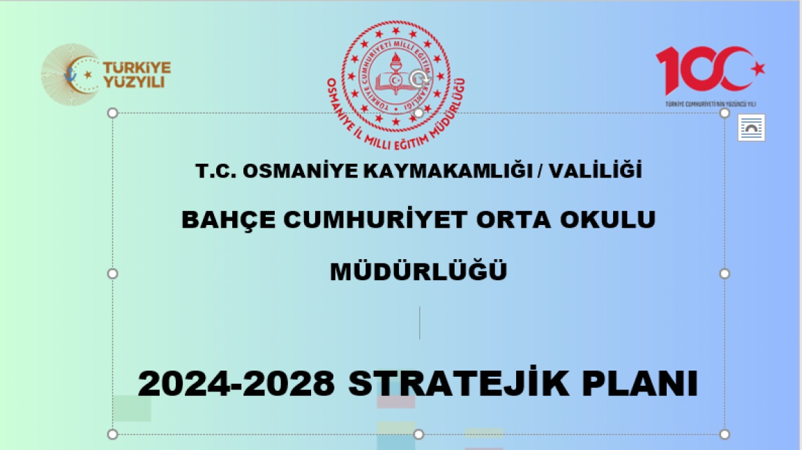 2024-2028 STRATEJİK PLAN